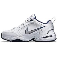 Nike Air Monarch IV 4E Wide Men Sneakers White Metallic-Silver-Midnight-Navy 416355-102 40.5