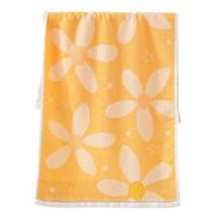 Bath Towel Cotton Soft Absorbent Hand Towel Fast Drying Washcloth geltona