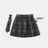 JK Uniform Three-Button School Blazer & Pleated Skirt Set M