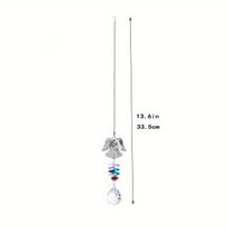 1pc Suncatcher Angel Crystal Light Orb Outdoor Window Gift Home Hanging Decorations