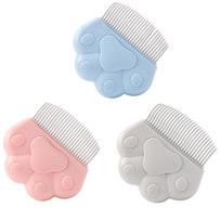 3Pcs Deep Cleaning Cat Detangling Brush Massaging Kitten Hair Comb Puppy Flea Comb  for Hair Removal 3pcs set