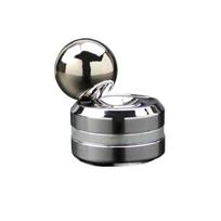 Adult Desktop Stress Relief Metal Fidget Toy Decompression Hypnosis Rotary Gyro Fingertip Toy Kinetic Round Spinner Kids Gift sidabras