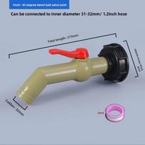 IBC Tank Adapter Water Cube Valve Fittings Garden Irrigation Connector Hose Switch Faucets High Quality Valve Joint Accessories