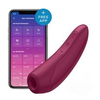 Klitorio stimuliatorius Satisfyer Curvy 1+ (rožinis)