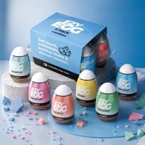 CRUSHIOUS Ezy Egg – 6 vnt. masturbatorių rinkinys vyrams (multicolor)