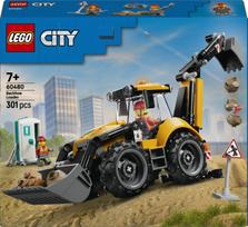 60480 LEGO® City Geltonas ekskavatorius-krautuvas