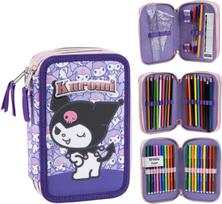 Cerda - Pencil Case with Accessories - Hello Kitty Kuromi (I-2700002311)