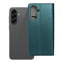 Dėklas Smart Magnetic Samsung A566 A56 5G tamsiai žalias