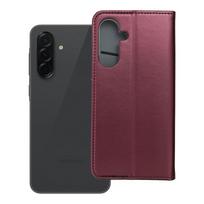 Dėklas Smart Magnetic Samsung A366 A36 5G tamsiai raudonas
