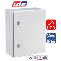 IDE ARGENTA Metalinis skydas 500x400x250, IK10, IP66 RAL7035