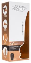 Naked Addiction 9" Thrusting Dong rc Caramel judantis realistiškas dildo