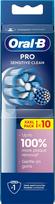 Oral B - Pro Sensitive Clean Toothbrush Heads - White - 10 Counts