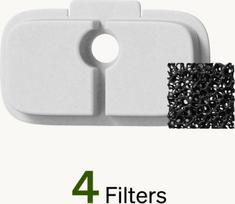 Petlibro - 4-Pack Filters for Dockstream RFID Smart Cat Water Fountain