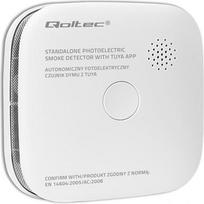 Qoltec Smoke detector with battery Tuya WiFi LED