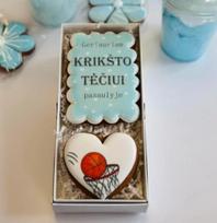 Meduolių rinkinys „Krikšto Tėtis krepšinio fanas“