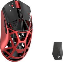 Wlmouse Beast X Max Solid Sides, Omron Opticals Switches, Red & Black