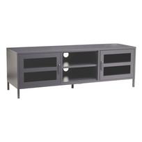 Pilkos spalvos iš plieno TV spintelė 150x50x45 cm Acier – Premier Housewares