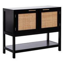 Juodos spalvos šoninė spintelė 85x73x38 cm Sherman – Premier Housewares