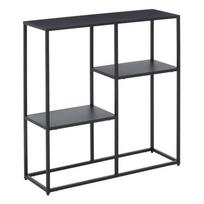 Juodos spalvos iš plieno pastatoma lentyna 80x81x26 cm Acero – Premier Housewares