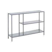Pilkos spalvos iš plieno konsolinis staliukas 30x120 cm Acero – Premier Housewares