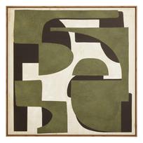 Paveikslas su rėmeliu/tapyba ant drobės 103x103 cm Astratto – Premier Housewares