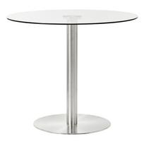 Apvalios formos valgomojo stalas su stikliniu stalviršiu ø 90 cm Metropolitan – Premier Housewares