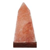 Oranžinės spalvos druskos lempa (aukštis 28 cm) Nepal – Premier Housewares