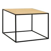 Natūralios spalvos iš rotango kavos staliukas 60x60 cm Depok – Premier Housewares