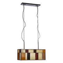 Iš metalo kabantis šviestuvas su stiklo gaubtu Waldorf – Premier Housewares