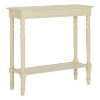 Dramblio kaulo spalvos iš pušies masyvo konsolinis staliukas 30x80 cm Heritage – Premier Housewares