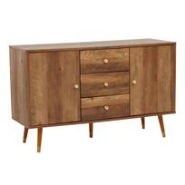 Tamsios natūralios spalvos šoninė spintelė 114x70x39 cm Frida – Premier Housewares
