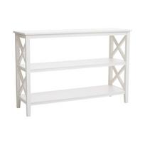 Baltos spalvos iš pušies masyvo pastatoma lentyna 120x81x40 cm Heritage – Premier Housewares