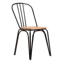 Juodos spalvos iš guobos masyvo valgomojo kėdė District – Premier Housewares