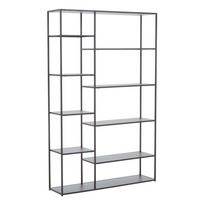 Pilkos spalvos iš plieno pastatoma lentyna 120x188x30 cm Acero – Premier Housewares