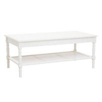 Baltos spalvos kavos staliukas 60x120 cm Heritage – Premier Housewares