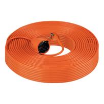Elektros prekės // Maitinimo prailgintuvų, skirstytuvų ir UK bei USA adapterių rinkinys // Przedłużacz ogrodowy jednogniazdowy Schuko, PVC 3x1,5mm-, długość 40m