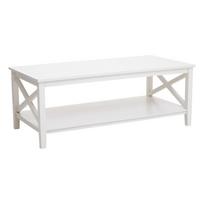 Baltos spalvos kavos staliukas 60x120 cm Heritage – Premier Housewares