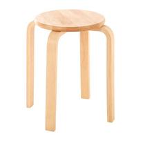 Natūralios spalvos iš kaučiukmedžio masyvo taburetė Heva – Premier Housewares