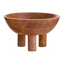 Natūralios spalvos iš medienos dubuo ø 27 cm Kara – Premier Housewares