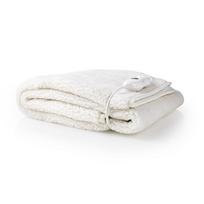 Nedis 1 Person, 150 x 80 cm, 3 Heat Settings, Washable, Overheating protection, Polyester / Synthetic, White