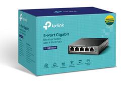 TP-Link TL-SG1005P 5-Port Gigabit Desktop Šakotuvas su 4-Port PoE+