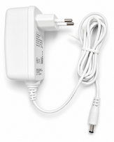Maitinimo blokas 30W 12VDC 2.5A jungtis 5.5/2.1-2.5mm Plug-IN Baltas dėklas LEI MH30-3120250-C5