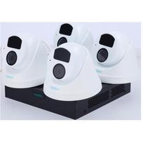 Uniarch 2MP IP videonovērošanas komplekts ar PoE (NVR 8 kanāli + 4 kupola kameras)