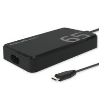 Qoltec 90W GaN Super Fast SLIM power charger | PD | 5-20V | 4.5A | USB-C 3.1 | Laptop | MacBook | Sm