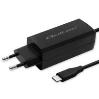Qoltec 90W GaN Super Fast Charger| 5-20V | 3-4.5A | USB-C 3.1 | Laptop | Smartphone | Tablet