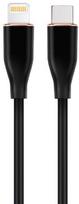 Cable Gembird Premium silicon 8-pin Male - USB Type-C Male 1.5m Black
