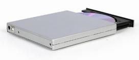 External drive Gembird Silver USB 2 CD DVD