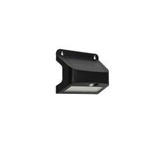 LED saulės sieninis šviestuvas su judesio jutikliu SOLTO LED/6W/3,7V 4000K IP54 2400 mAh juoda