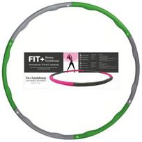 Masažinis gimnastikos lankas Sportbay® FIT+ (1,5kg) (Spalva: Žalia/pilka)