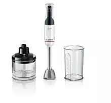 Bosch Serie 4 MSM4W420 trintuvas 0,6 L Trintuvas „Cooking blender“ 800 W Juoda, Permatomas, Balta